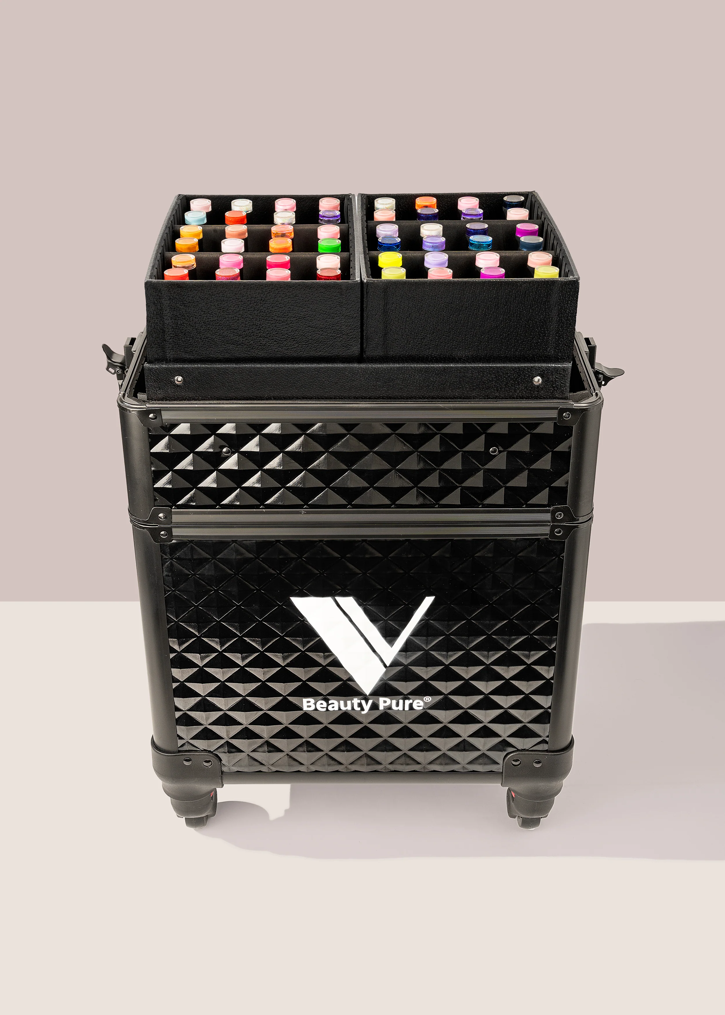 Nail Technician Rolling Case - Black - Image 3
